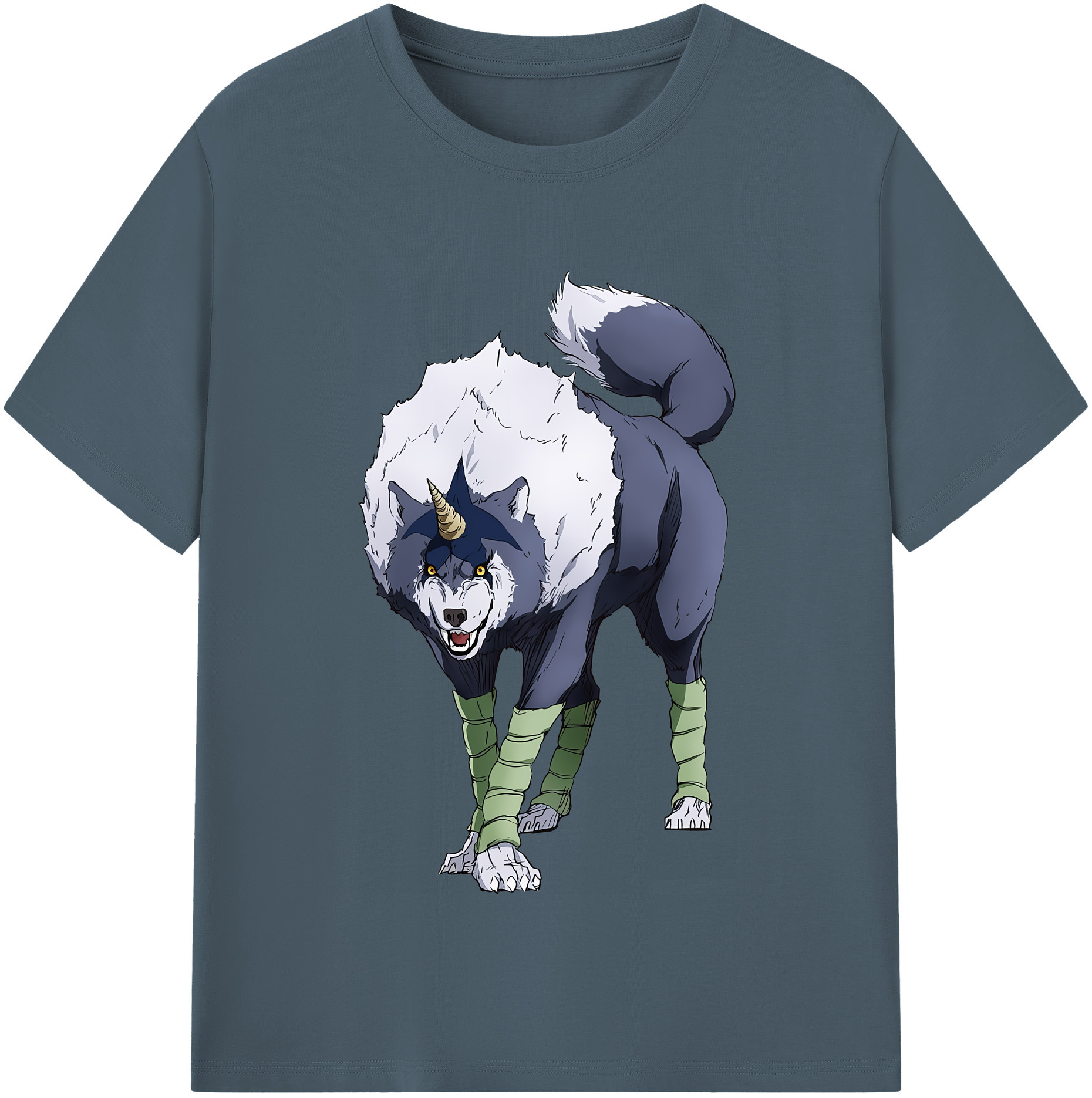 （画像用） 転スラ Regarding Reincarnated to Slime 綿100％半袖Tシャツ（フロントプリント）